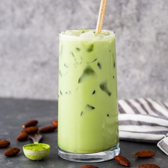 Iced Matcha Latte.